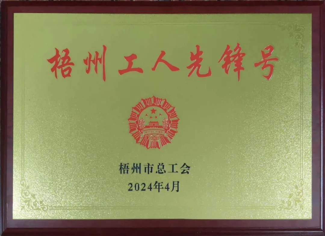 這個(gè)班組不一般！佛子公司古益選廠(chǎng)磨浮甲班榮獲“梧州工人先鋒號(hào)”榮譽(yù)稱(chēng)號(hào)